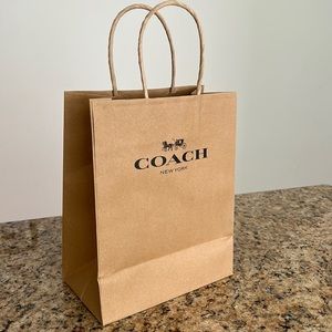 Coach gift bag